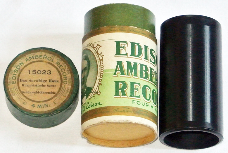 Edison Amberol Walze Phonograph Humor Phonograph Wachs