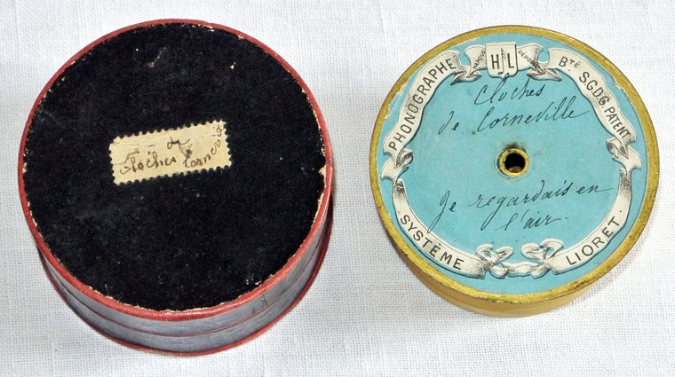 Lioret Lioretgraph No. 2 Walze Phonograph Celluloid Oper